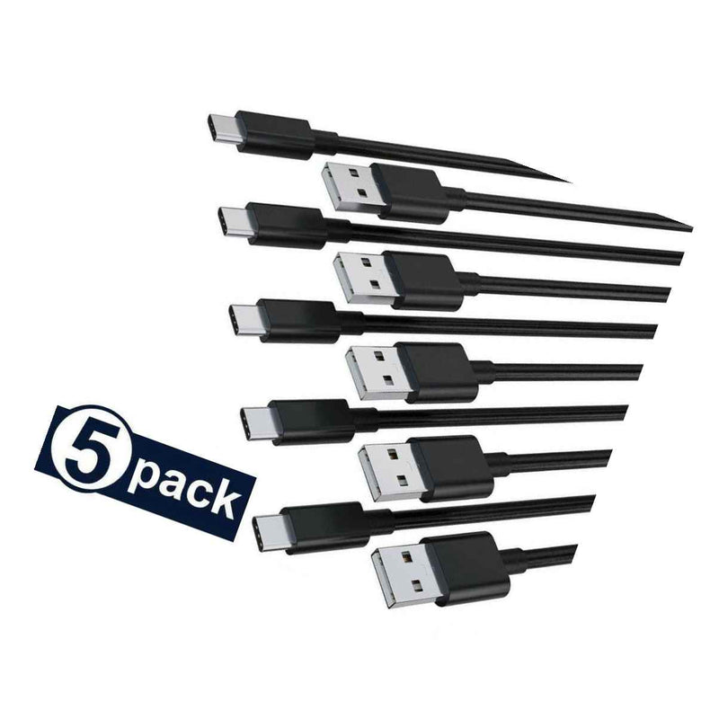 5X 6Ft Usb C Type C Cable Fast Charger Type C 3 1 Data Sync Charging Cable Cord