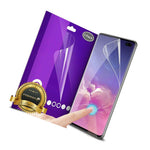 Fosmon For Galaxy S10 Plus 3X Hd Clear Finger Sensitive Full Screen Protector