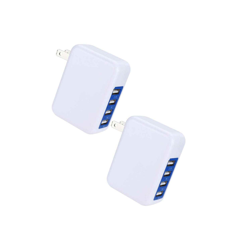 2X 3 1A 4 Port Usb Portable Home Travel Wall Charger Ac Power Adapter Us Plug
