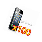 100X Pcs Bulk Package Clear Film Guard Screen Protector Apple Iphone 5 5S 5C Se