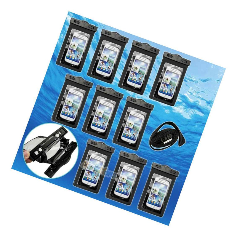 10 X Waterproof Underwater Pouch Dry Bag Case For Iphone Cell Phone Touchscreen