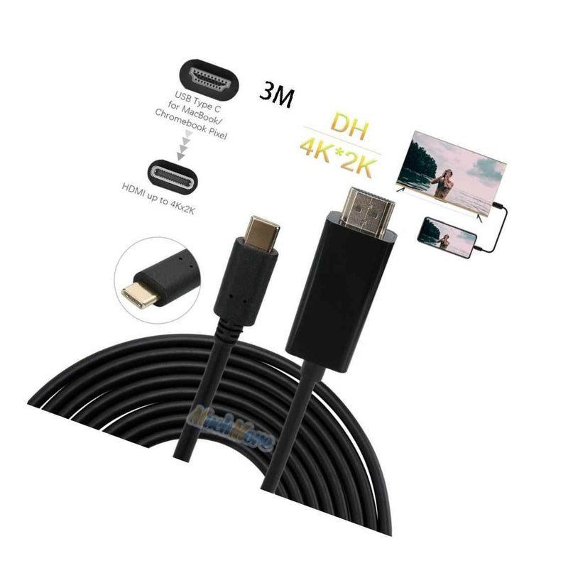 Usb 3 1 Type C To 4K Hdmi Adapter Cable For Samsung Galaxy S9 Macbook Chromebook