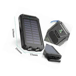 2020 Waterproof Solar Power Bank 2000000Mah Portable External Battery Charger Us