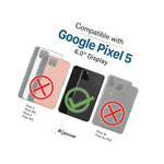 Vena Vcommute Wallet Magnetic Kickstand Case For Google Pixel 5 Space Gray