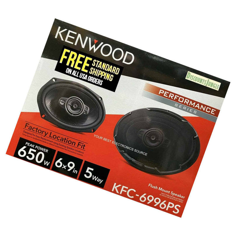 Kenwood Kfc 6996Ps 6X9 5 Way Coaxial Car Audio Speakers Pair 6X9 Kfc6996Ps