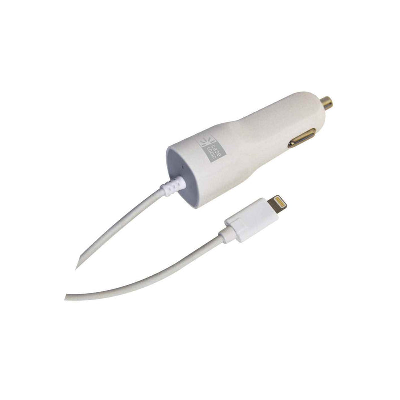 Case Logic 2 1 Amp Lightning Vehicle Charger For Iphone In White