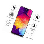 3 Pack For Samsung Galaxy A50 A20 A30 Full Cover Tempered Glass Screen Protector