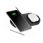 Insignia 20 W Qi Certified Dual Wireless Charging Pad For Android Iphone