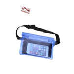 2X Waterproof Waist Pouch Bag Dry Underwater Case Cover For Iphone Cell Phone Us