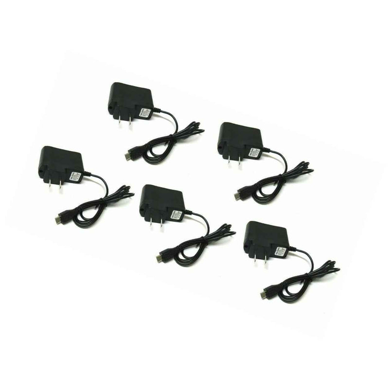 5X Micro Usb Home Wall Ac Charger For Blackberry Htc Lg Samsung Cell Phone