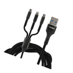 3 In 1 Fast Usb Charging Cable Type C Sync Charging For Iphone Android Tablet