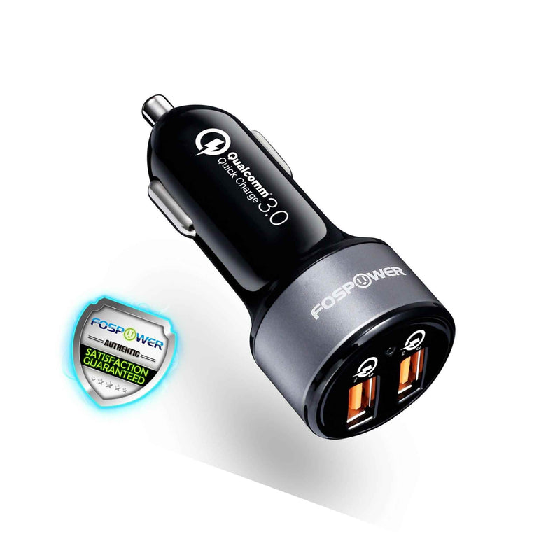 Qualcomm Quick Charge Qc 3 0 36W 2 Dual Port Usb Fast Car Charger Iphone Samsung