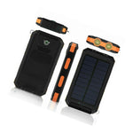 2021 Super 900000Mah Usb Portable Charger Solar Power Bank For Cell Phone Orange