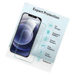 3 Pack For Iphone 12 Mini Hd Premium Tempered Glass Screen Protector