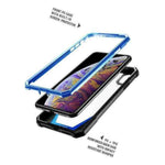 10 Pieces For Apple Iphone Xs Max Phone Case Heavy Duty Shockproof Cover Blue