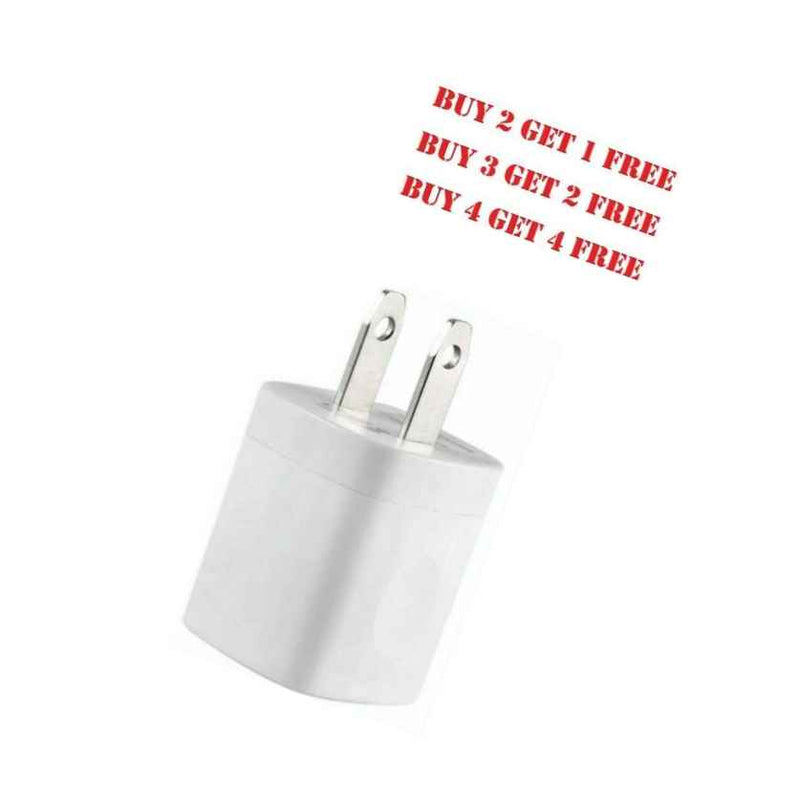 For Iphone 11 8 7 6 5 1A Usb Power Adapter Ac Home Wall Charger Us Plug White