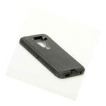 For Lg V30 Lg V30 Defender Shockproof Hard Shell Case Cover Black