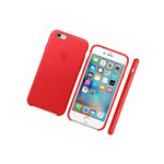 Original Apple Leather Snap Cover Case For Iphone 6 Iphone 6S Red