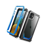 For Apple Iphone 11 Case Poetic Shock Absorbing Protective Hard Cover Blue