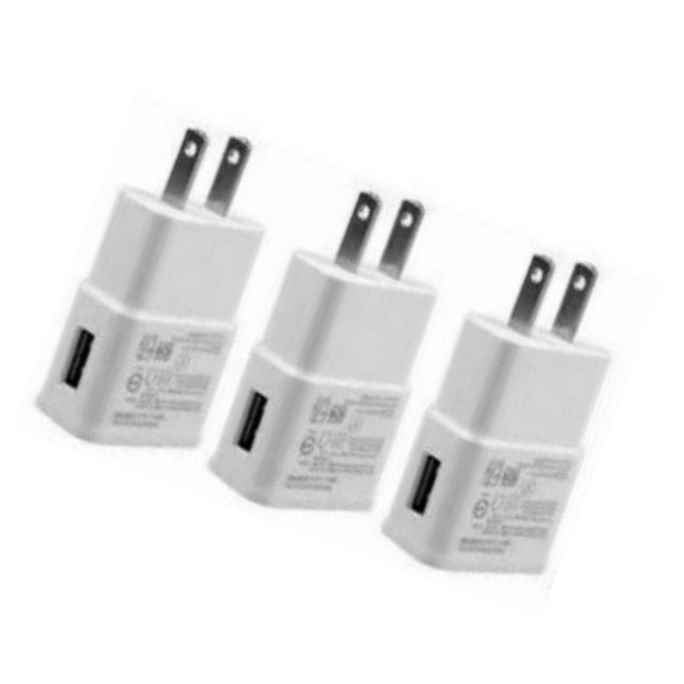 3 Pack 2A Wall Travel Charging Charger For Samsung Galaxy S7 S8 S9 Note 8 9 10