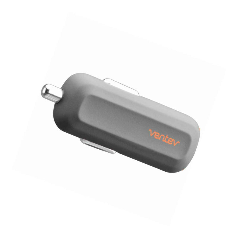 Ventev 2 4A Rapid Mini Car Charger For Universal Usb Devices In Gray