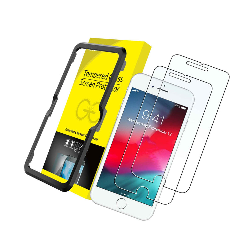 Jetech Screen Protector For Iphone 8 7 6S 6 Plus 5 5 Inch Tempered Glass 2 Pack