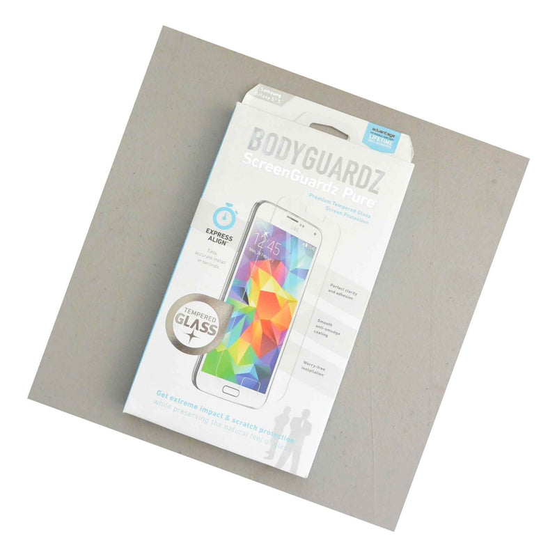 New Bodyguardz Tempered Glass Screen Protector For Samsung Galaxy S5