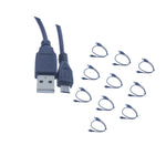 10 X 1 5Ft Samsung Usb2 0 Micro Usb Charger Charging Data Sync Charge Cable Cord