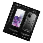 20 Pieces For Samsung Galaxy S20 Phone Case Heavy Duty Protective Cover Black