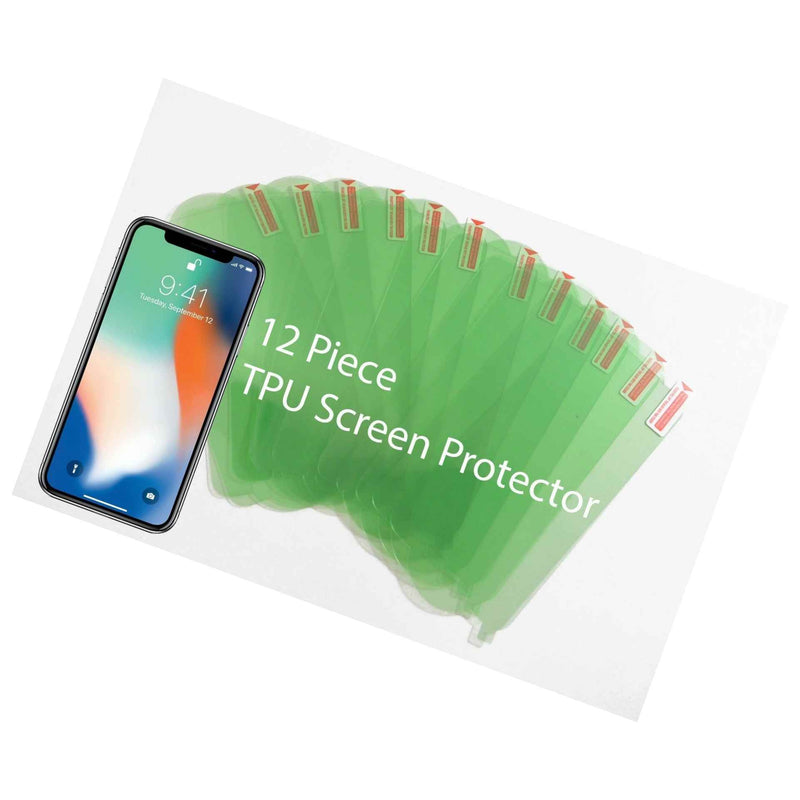 Lot Of 12 Piece Edge To Edge Tpu Clear Screen Protector For Iphone Xs Iphone X
