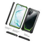 10 Pieces Poetic Guardian Shockproof Case For Galaxy Note 10 Cover Green