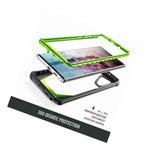 10 Pieces Poetic Guardian Shockproof Case For Galaxy Note 10 Cover Green