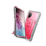 Poetic Revolution Series For Galaxy Note 10 Case With Screen Protector Pink