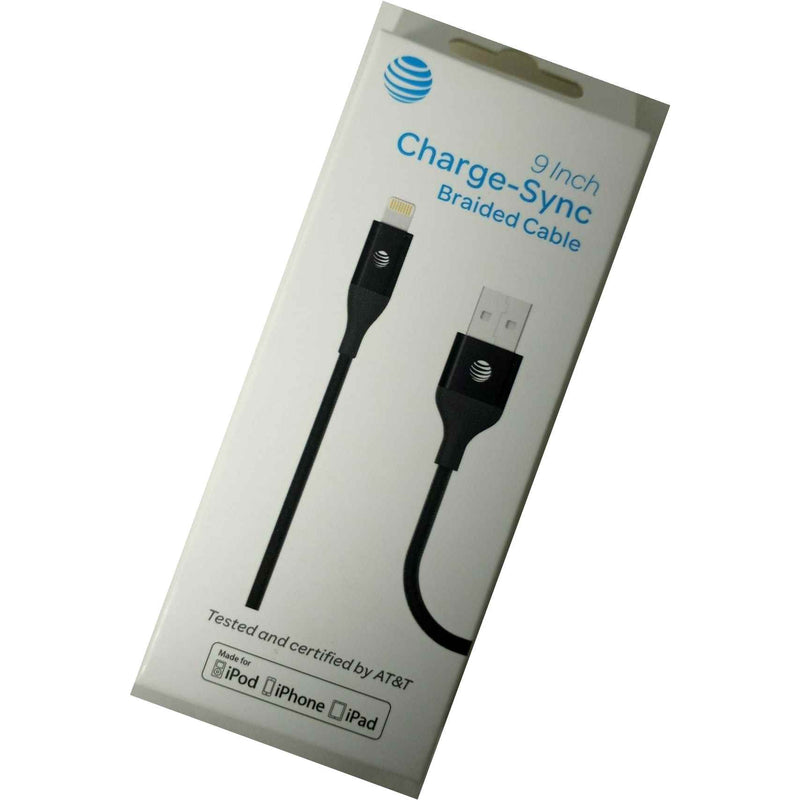 At T Iphone 9 Inch Mfi Lightning Charge Sync Cable For Apple Iphone Ipad New