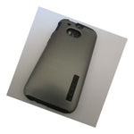 Incipio Dualpro Shine Hardshell Case Htc M8 Aluminum Finish W Free Zagg Screen