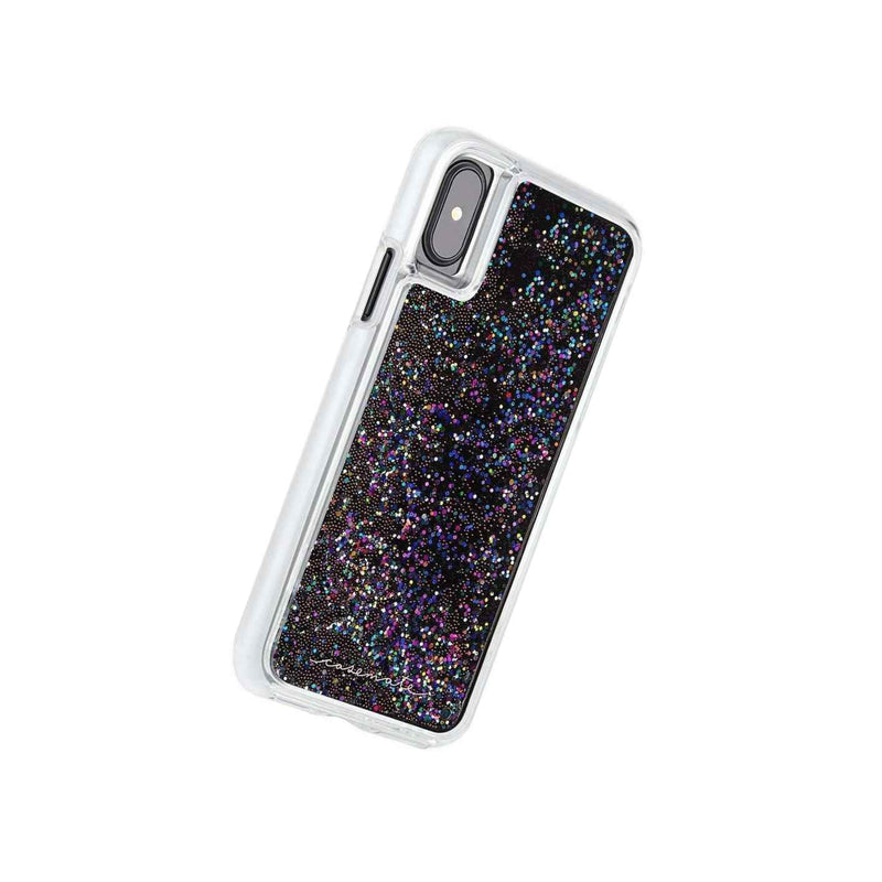 Case Mate Iphone X Xs 10 Case Waterfall Cascading Liquid Glitter Protective New