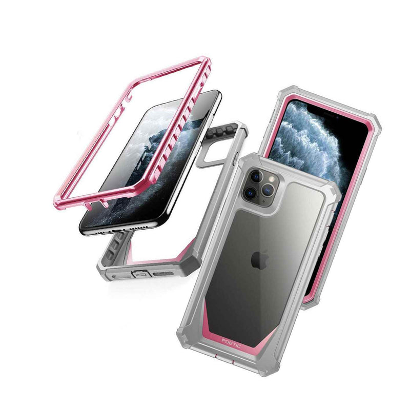 For Iphone 11 Pro Case Shock Absorbing Screen Protector Shockproof Cover Pink