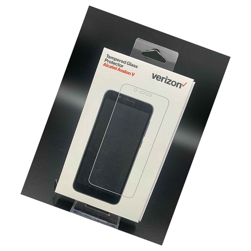 100 Original Verizon Tempered Glass Protector For Alcatel Avalon V New