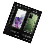 20 Pieces For Samsung Galaxy S20 Phone Case Heavy Duty Protective Cover Green