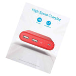 Anker Portable Charger 13000Mah 2 Port Power Bank For Iphone 11 Samsung Red