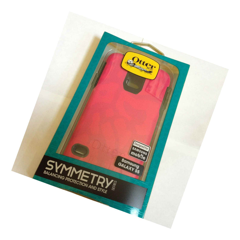 100 Real New In Box Otterbox Symmetry Case Cover Samsung Galaxy S5 Pink Cheetah