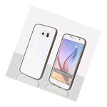 Tempered Glass Screen Protector Clear Gel Case For Samsung Galaxy S6 Sm G920