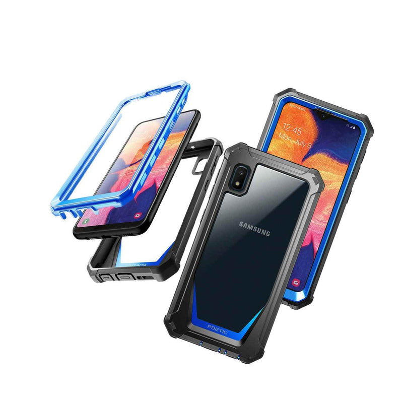 For Samsung Galaxy A10E Case Poetic Shock Absorbing Protection Cover Blue