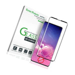 Samsung Galaxy S10 Amfilm Premium Real Tempered Glass Screen Protector Black