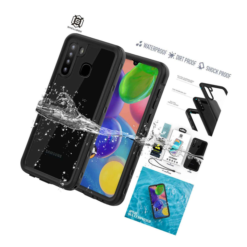 For Samsung Galaxy A21 Case Waterproof Shockproof Dirt Proof Underwater Cover
