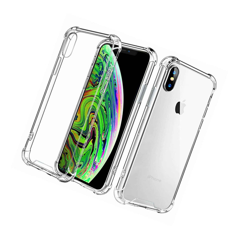 Hybrid Shockproof Thin Clear Tpu Bumper Case Fits Apple Iphone Xs Max 6 5