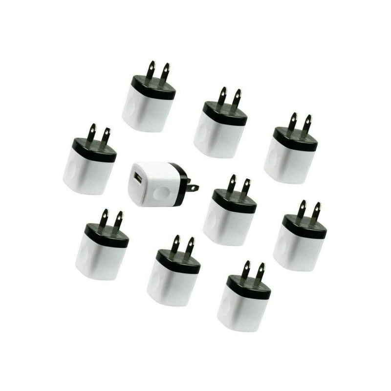 10X 1A Usb Power Adapter Ac Home Wall Charger Us Plug For Iphone 11 8 7 6 5 4