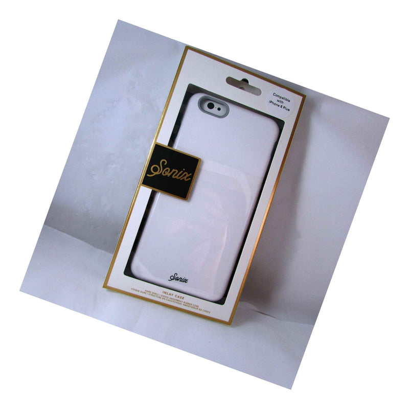Sonix Lenntek Inlay Case Iphone 6 Plus 5 5 White Gray New