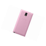 New Oem Samsung Flip Wallet Blush Pink Case For Samsung Galaxy Note 3