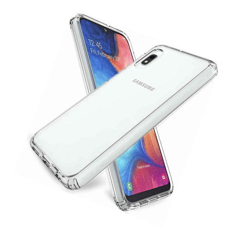 For Samsung Galaxy A01 Shockproof Clear Thin Rubber Phone Case Cover